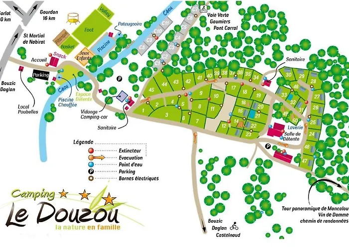 Le Douzou Кемпинг Bouzic